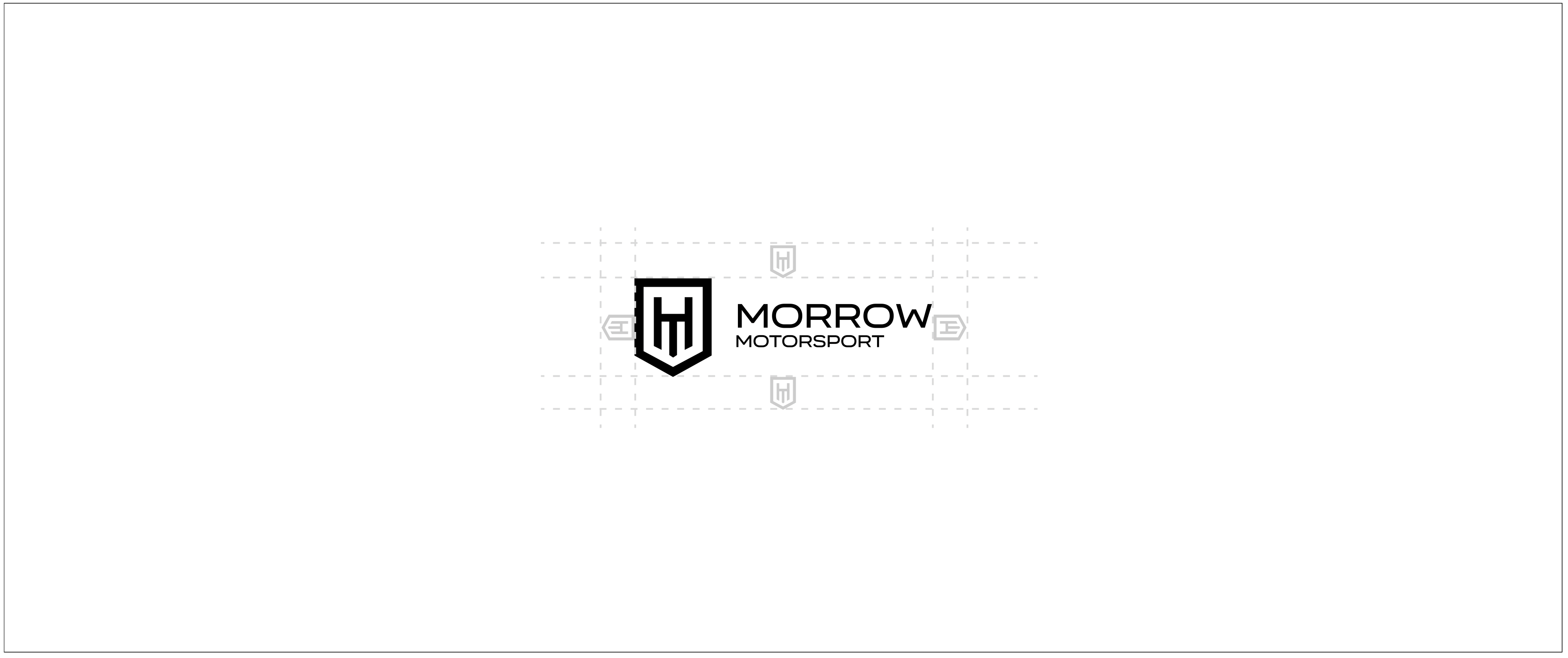 Harrison Morrow Motorsport logo clear space rules